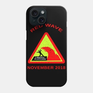 Red Wave T-shirt November 2018 Phone Case