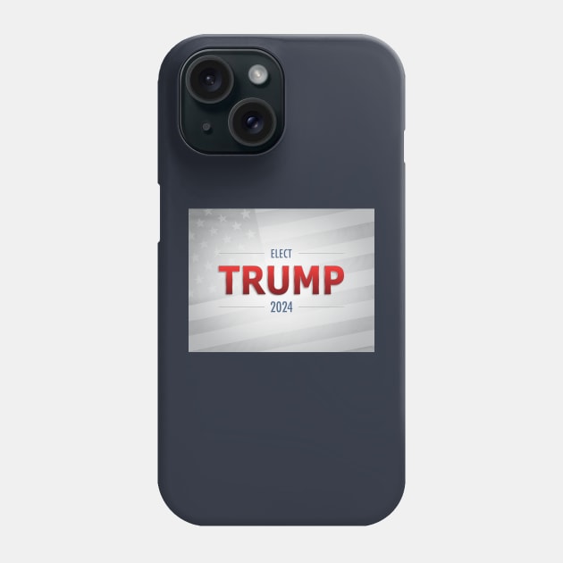 Elect Trump 2024 Phone Case by morningdance