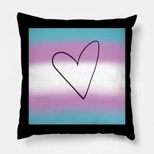 Transgender flag Pillow