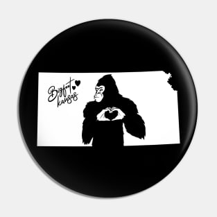 Kansas Bigfoot Pin