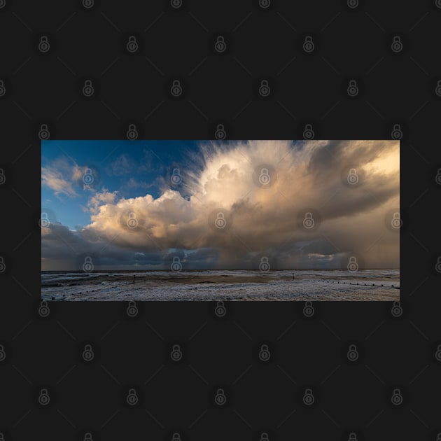 Clouds over Sheringham Town by Robert john