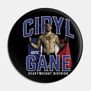 Ciryl Gane French Flag Pin