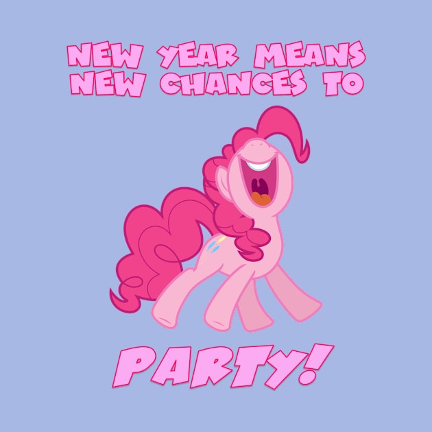 Pinkie Pie says Happy New Year! by ItNeedsMoreGays