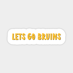 lets go bruins Magnet