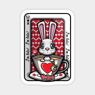 White Rabbit Magnet