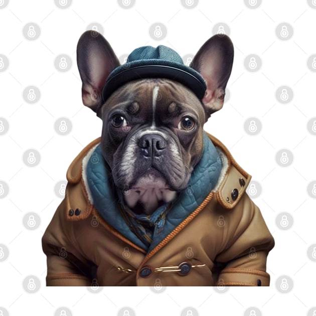 French Bulldog Harlem Style by Unboxed Mind of J.A.Y LLC 