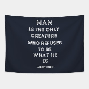 Albert Camus TEXT, 2nd Version Tapestry