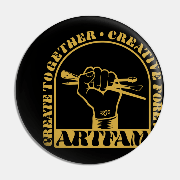 ARTFAM creative forever (full front design) Pin by todd_stahl_art