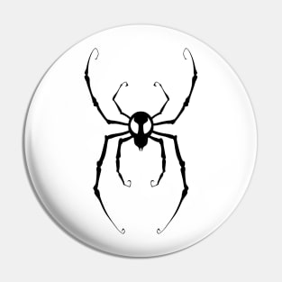 Spider Skull Pin