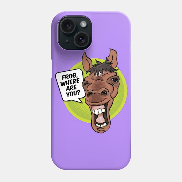 Froggy Horse Phone Case by andantino