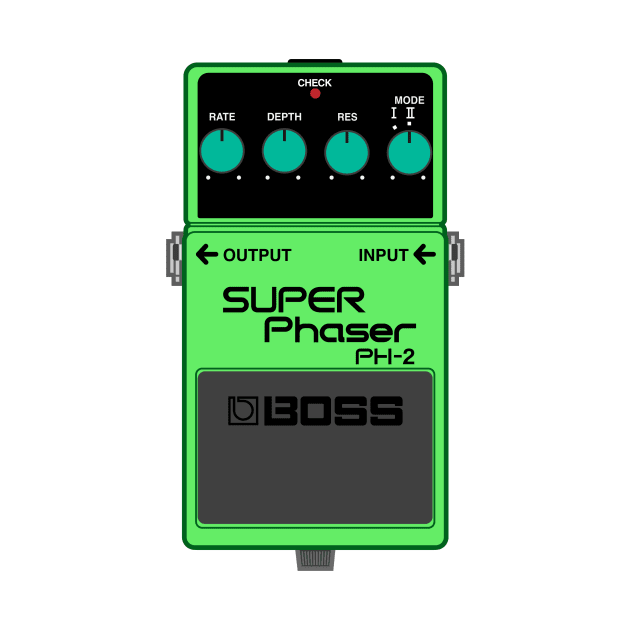 Boss PH-2 Super Phaser Guitar Effect Pedal by conform