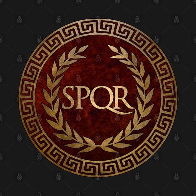 SPQR Symbol of Ancient Rome by AgemaApparel