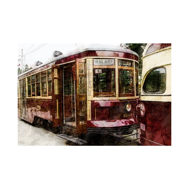 Old Toronto streetcar by johnwebbstock