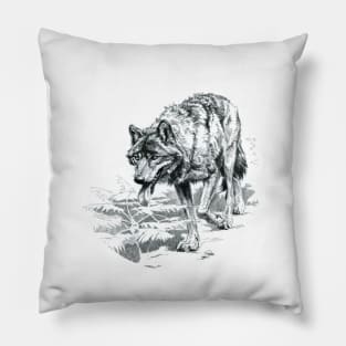 Hunting wolf Pillow