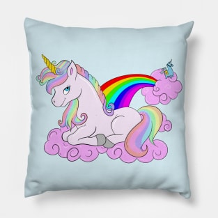 Unicorns and Rainbows Pillow