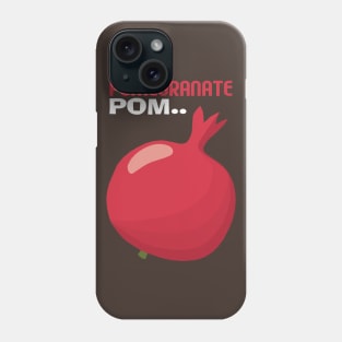 Pomegranate Pom Phone Case