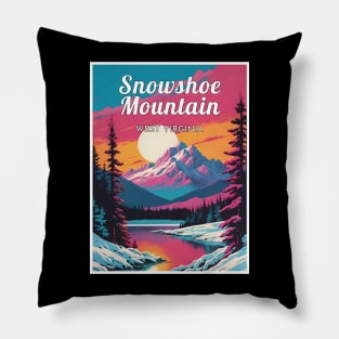 Snowshoe mountain ski west virginia Pillow