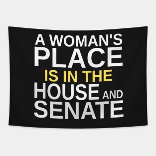 A Woman's Place Is in the House and Senate Tapestry