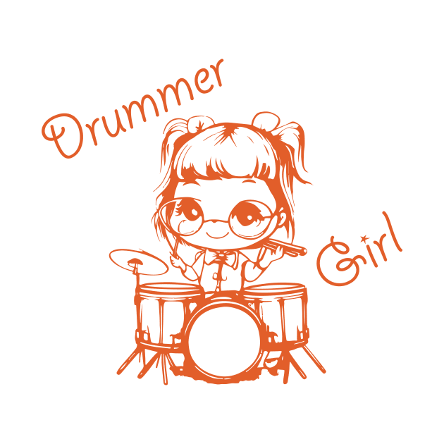 Drummer Girl by Altaria Design