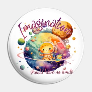 Imagination should have no limits Pin