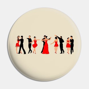 Elegant Dancers Pin