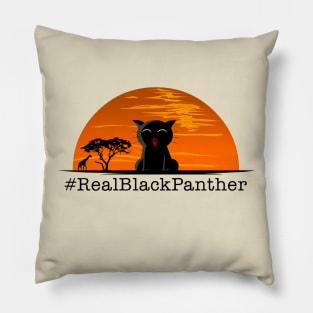 The Real Black Panther Pillow