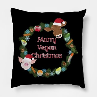 Vegan Christmas Pillow