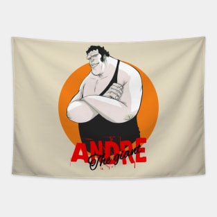 Andre the giant t-shirt Tapestry