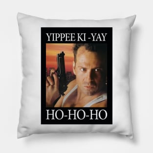 Die Hard Christmas Greetings Pillow