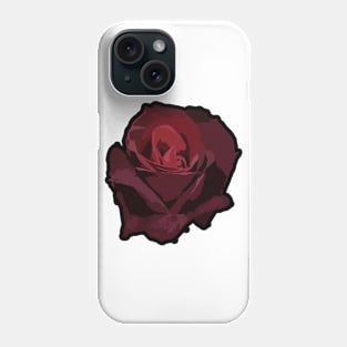 Rose heart (light background) Phone Case