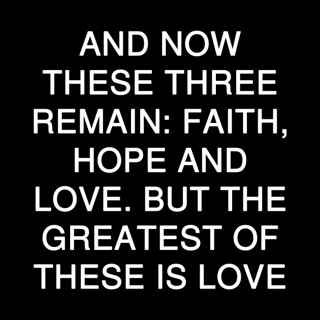 1 Corinthians 13:13 Bible Verse NIV Text by Holy Bible Verses