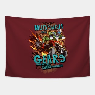 MUD SWEAT and GEARS! Tapestry