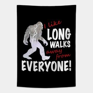 I Like Long Walks Tapestry