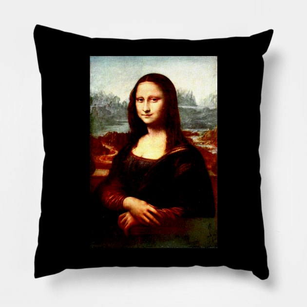 Mona Lisa Artwork Pillow by Embrace Masculinity