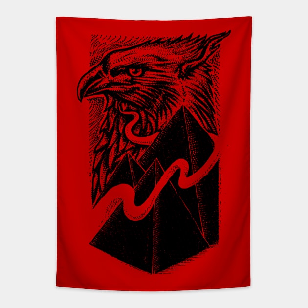 Pharaohs Eagle Tapestry by Buy Custom Things