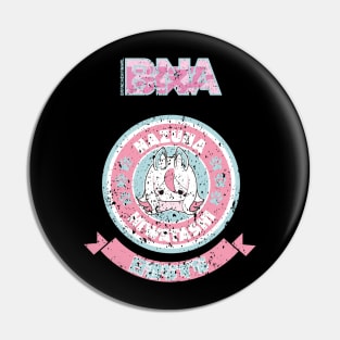 BRAND NEW ANIMAL (BNA): NAZUNA HIWATASHI CHIBI CIRCLE (GRUNGE STYLE) Pin