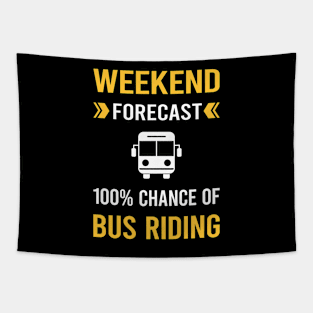 Weekend Forecast Bus Riding Ride Rider Tapestry