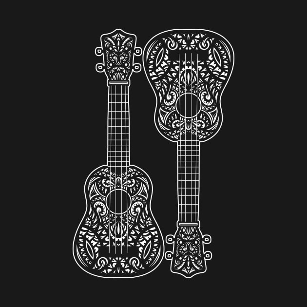 Ukulele Tribal by Barabarbar artwork