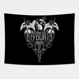 Workout Your Inner Demons Tapestry