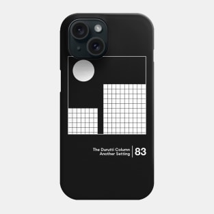 The Durutti Column - Minimal Graphic Design Tribute Phone Case