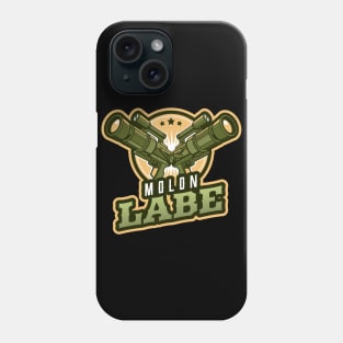 Guns with scopes | Molon Labe Phone Case