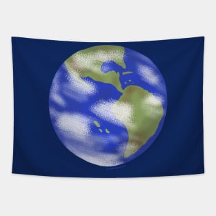 Planet Earth - Earth Day icon Tapestry