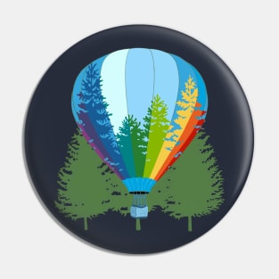 Rise Up in a Rainbow Balloon! Pin