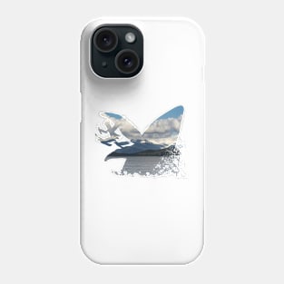 Humpback whale shape desing Phone Case