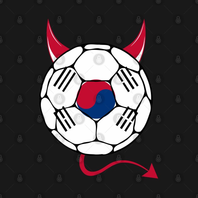 South Korea Football Halloween by footballomatic