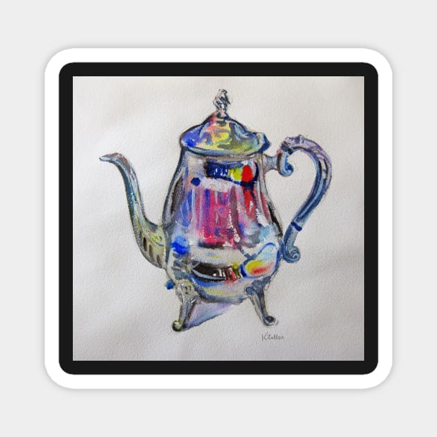 Teapot Magnet by karincharlotte