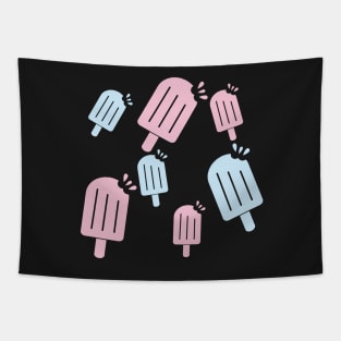 cotton candy popsicle pattern Tapestry