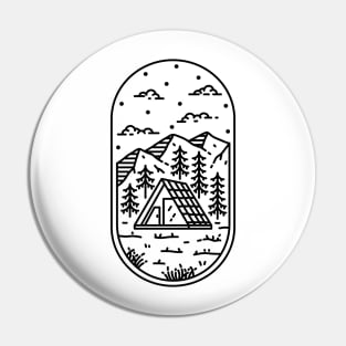 Home Cabin Mountain Pin