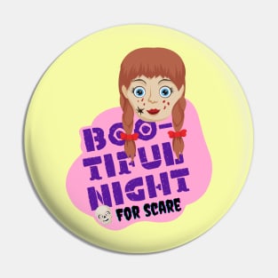 Creepy Doll: Boo-tiful Night for Scare Pin