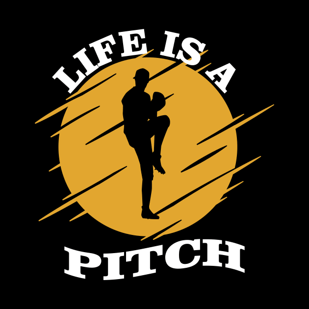 Baseball Pitcher Softball Pitch by DesignSpirit